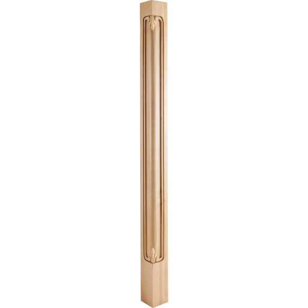 Hardware Resources 2-3/4" Wx2-3/4"Dx42"H Cherry Acanthus Corner Post CP-1-42CH - main